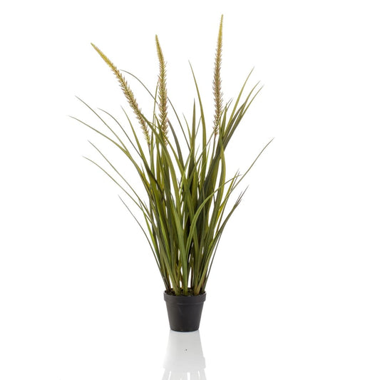 Artificial Foxtail Grass 90 cm in Pot - OLBRIT
