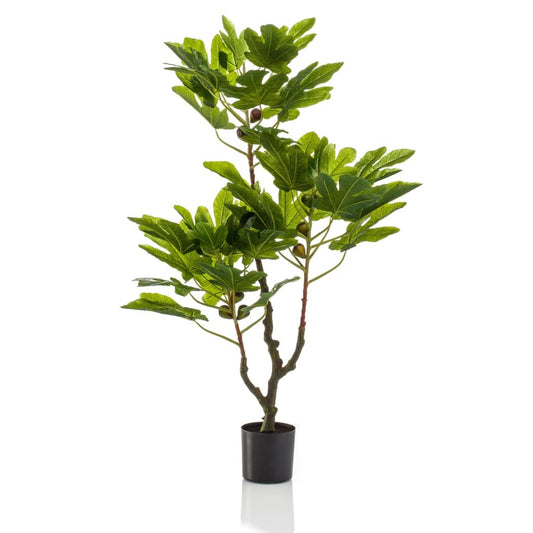 Artificial Fig Tree with Fruit 95 cm in Pot - OLBRIT