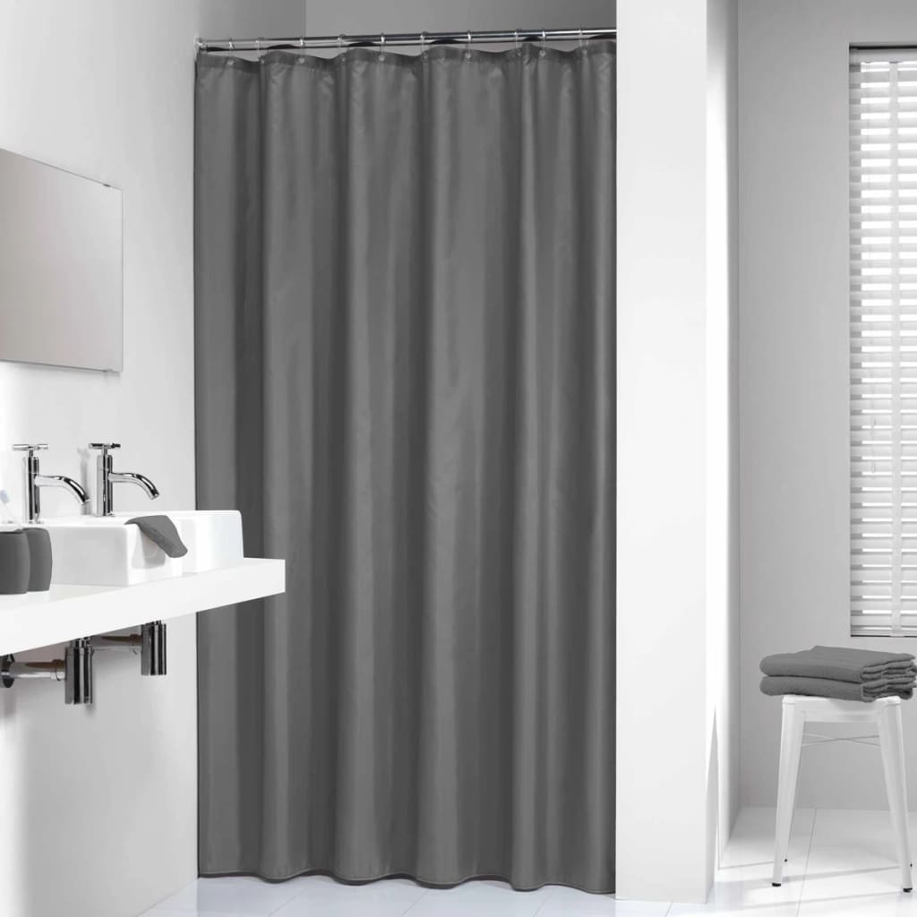 Shower Curtain Madeira 120 cm Grey - OLBRIT