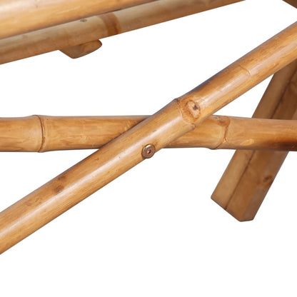 Bamboo Picnic Table 120x120x78 cm - OLBRIT