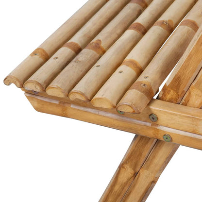 Bamboo Picnic Table 120x120x78 cm - OLBRIT
