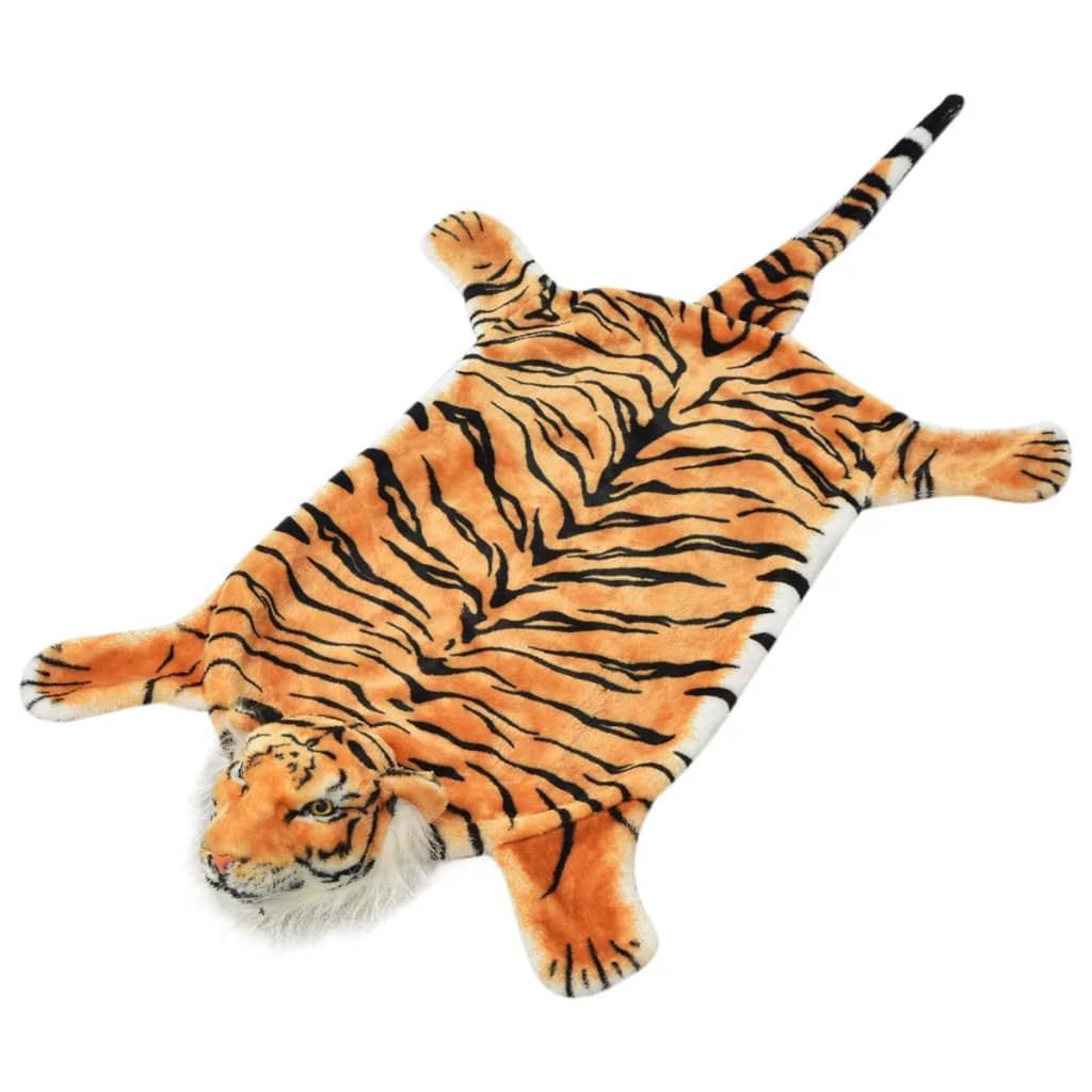 Tiger Carpet Plush 144 cm Brown - OLBRIT