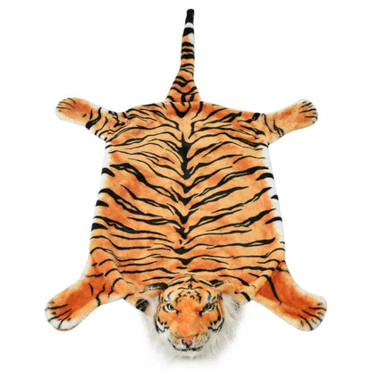 Tiger Carpet Plush 144 cm Brown - OLBRIT