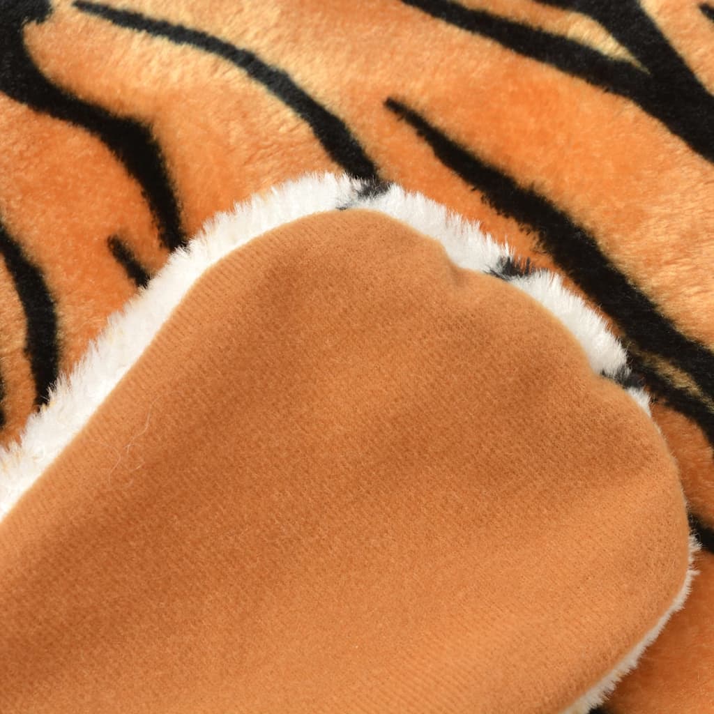 Tiger Carpet Plush 144 cm Brown - OLBRIT