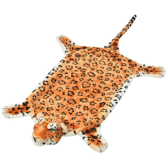 Leopard Carpet Plush 139 cm Brown - OLBRIT