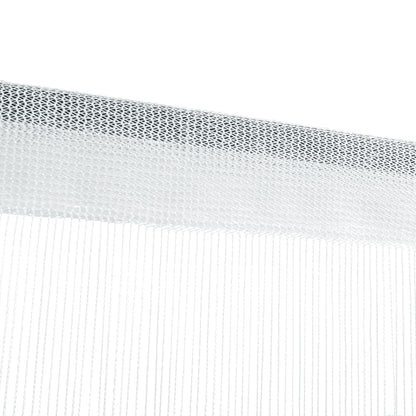 String Curtains 2 pcs 140x250 cm White - OLBRIT