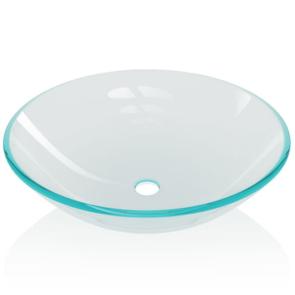Basin Tempered Glass 42 cm Transparent - OLBRIT