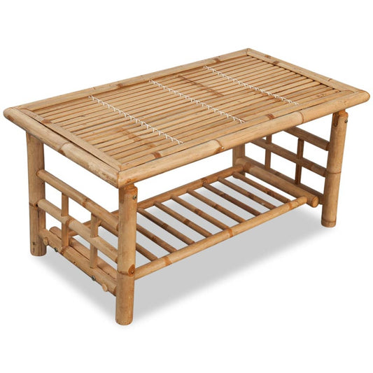 Coffee Table Bamboo 90x50x45 cm - OLBRIT
