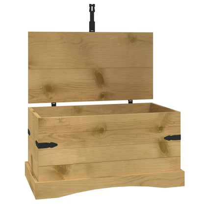Storage Chest Mexican Pine Corona Range 91x49.5x47 cm - OLBRIT