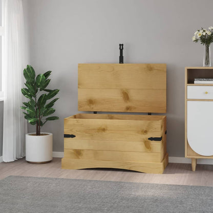 Storage Chest Mexican Pine Corona Range 91x49.5x47 cm - OLBRIT