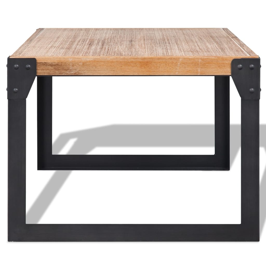 Coffee Table Solid Acacia Wood 100x60x45 cm - OLBRIT