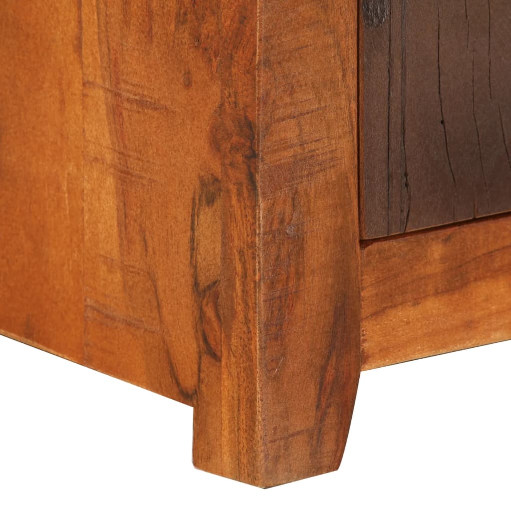 Nightstand Solid Acacia Reclaimed Wood - OLBRIT