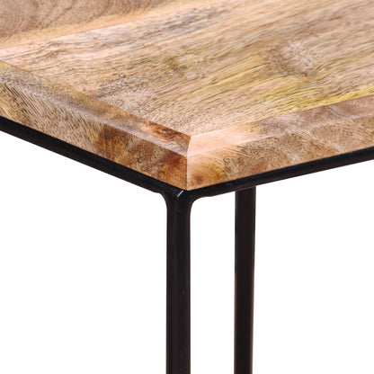 Coffee Table Solid Mango Wood 56x48x40 cm - OLBRIT