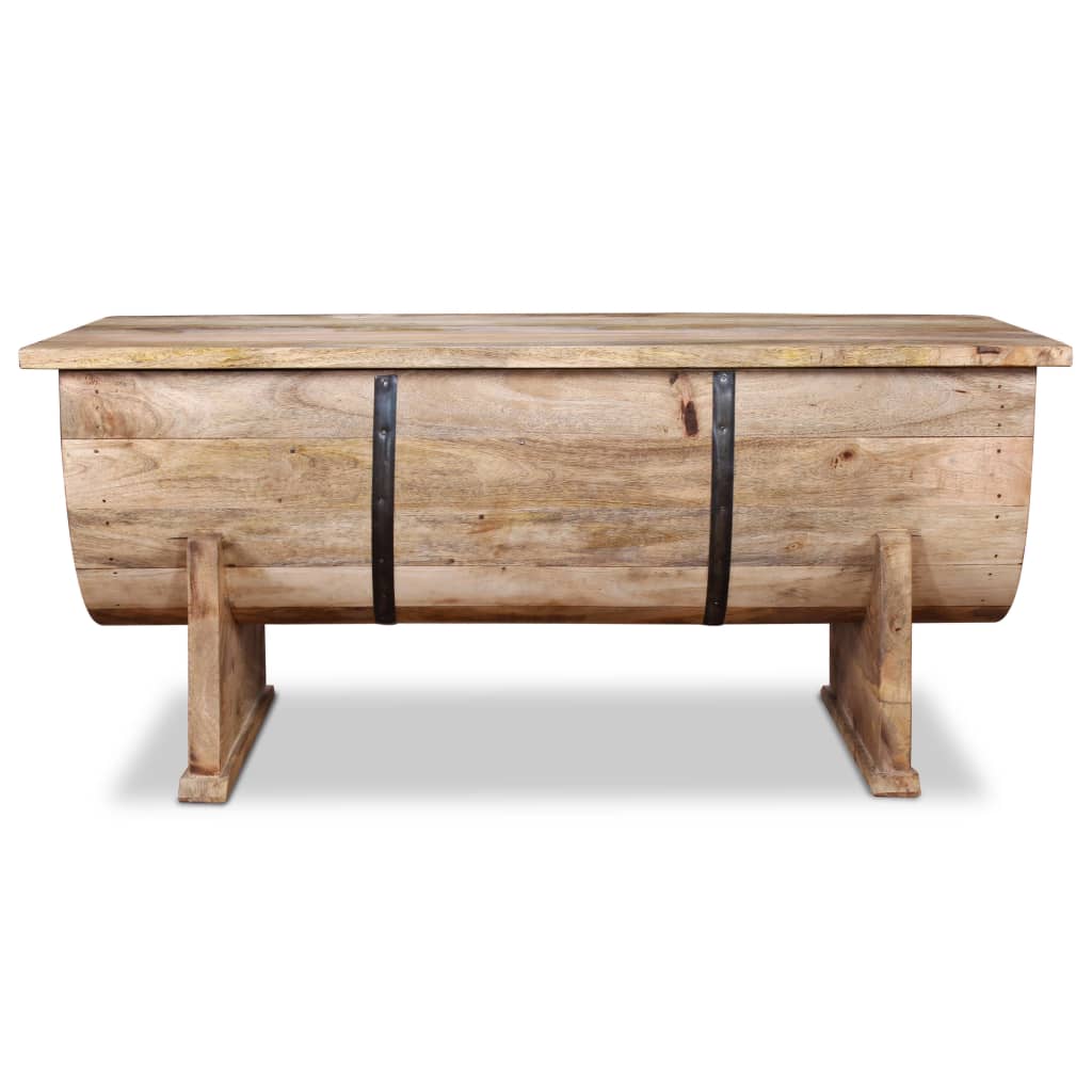 Coffee Table Solid Mango Wood 88x50x40 cm - OLBRIT