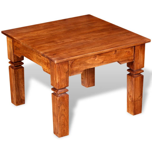 Coffee Table Solid Wood 60x60x45 cm - OLBRIT