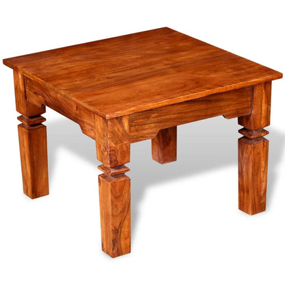 Coffee Table Solid Wood 60x60x45 cm - OLBRIT