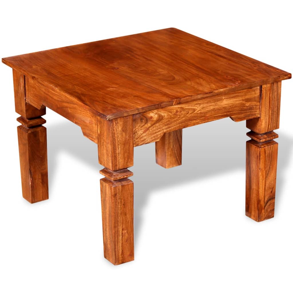 Coffee Table Solid Wood 60x60x45 cm - OLBRIT