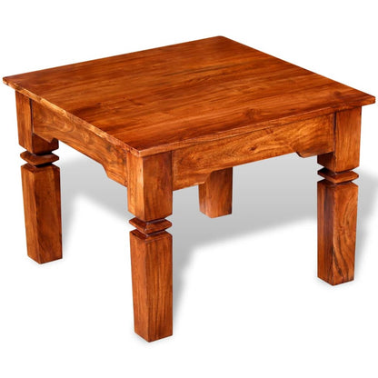 Coffee Table Solid Wood 60x60x45 cm - OLBRIT