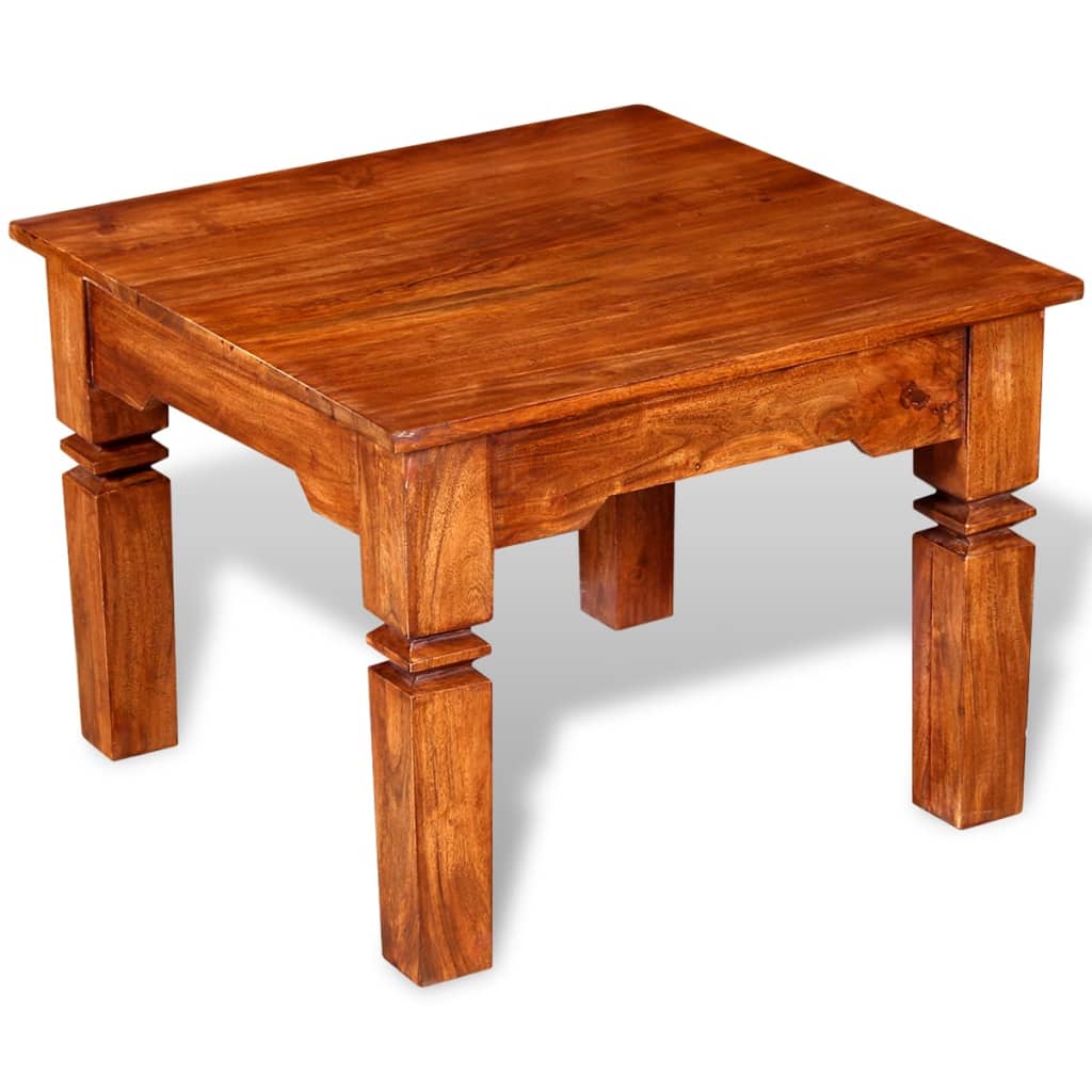 Coffee Table Solid Wood 60x60x45 cm - OLBRIT