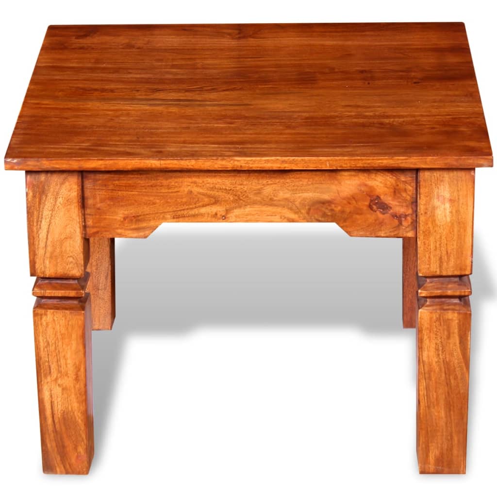 Coffee Table Solid Wood 60x60x45 cm - OLBRIT