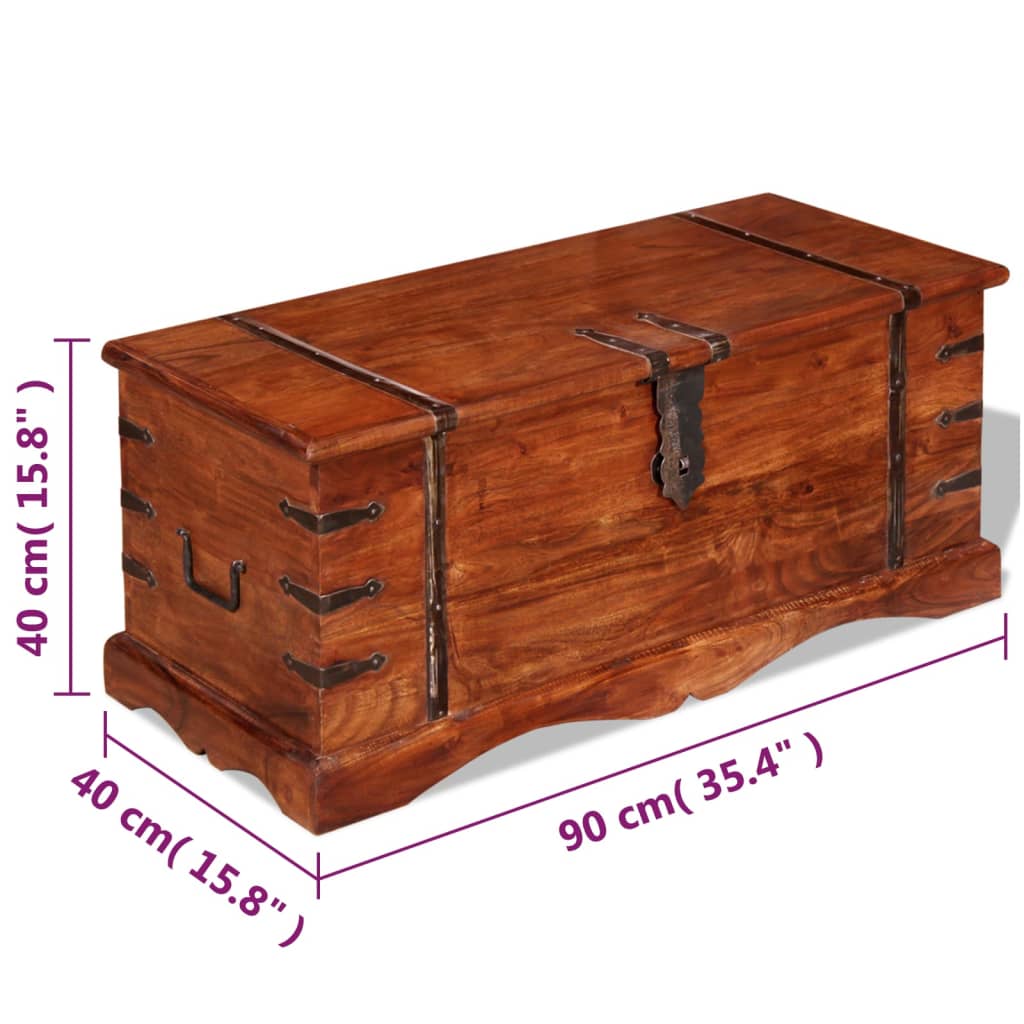 Storage Chest Solid Wood - OLBRIT