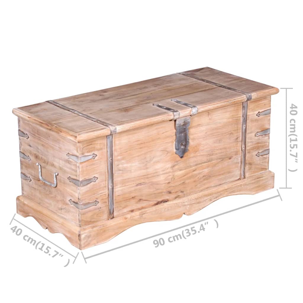 Storage Chest Acacia Wood - OLBRIT