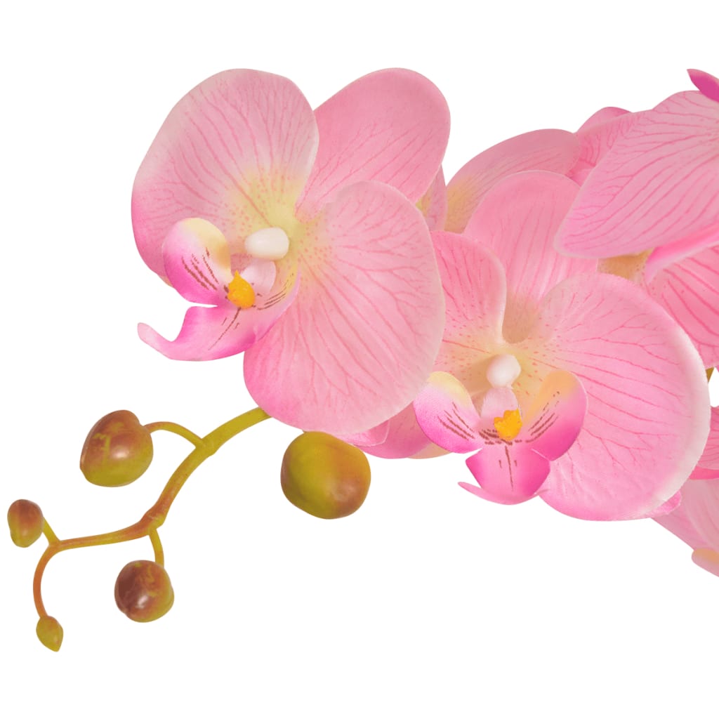 Artificial Orchid Plant with Pot 65 cm Pink - OLBRIT
