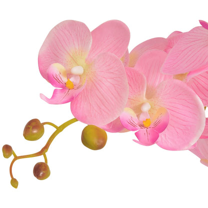 Artificial Orchid Plant with Pot 65 cm Pink - OLBRIT
