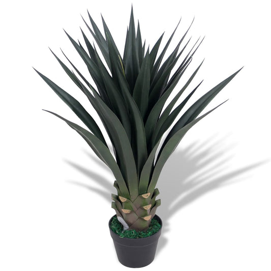 Artificial Yucca Plant with Pot 85 cm Green - OLBRIT