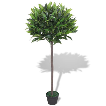 Artificial Bay Tree Plant with Pot 125 cm Green - OLBRIT
