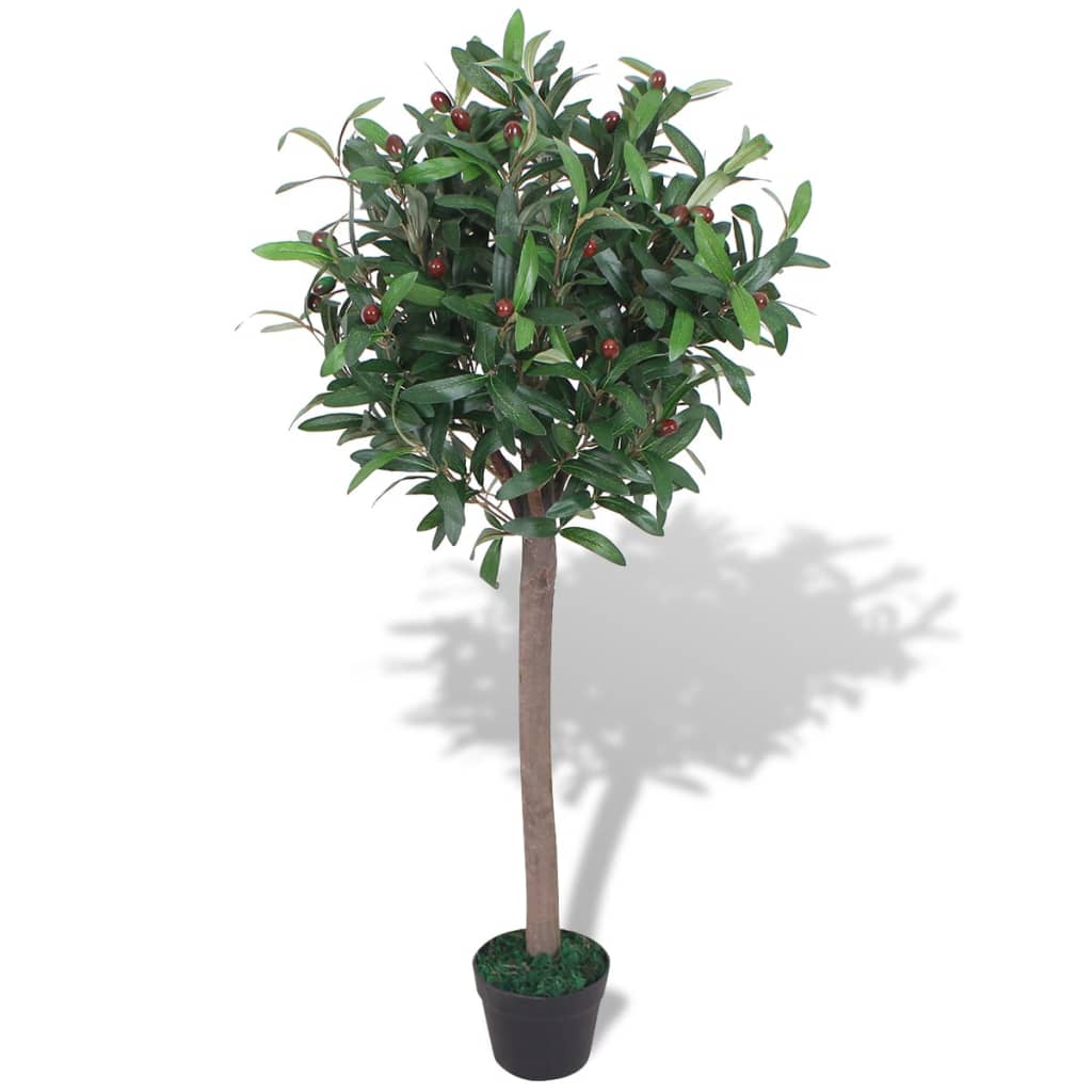 Artificial Bay Tree Plant with Pot 120 cm Green - OLBRIT