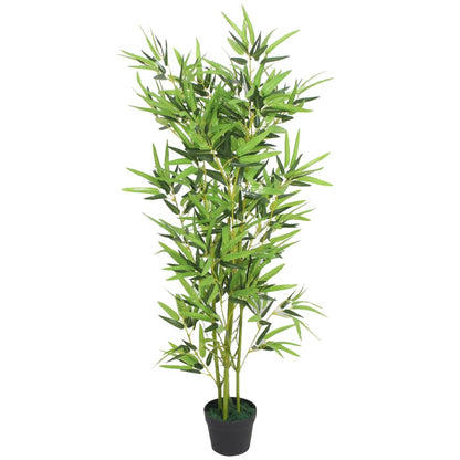 Artificial Bamboo Plant with Pot 120 cm Green - OLBRIT
