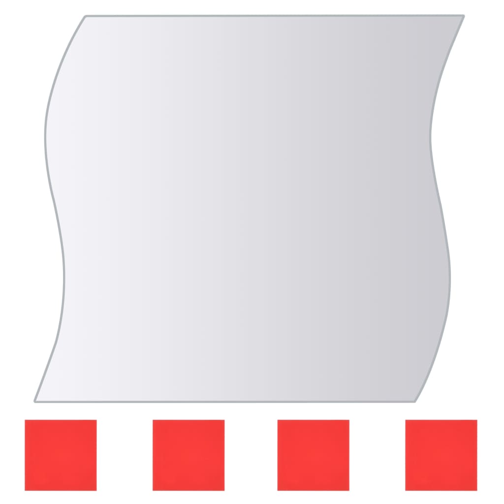 Eight Piece Mirror Tiles Multi-Shape Glass - OLBRIT