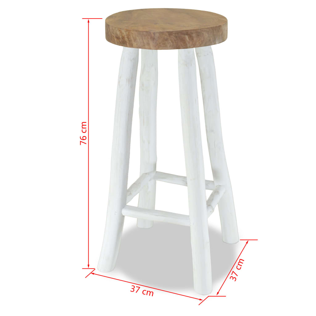 Bar Stool Solid Teak Wood - OLBRIT
