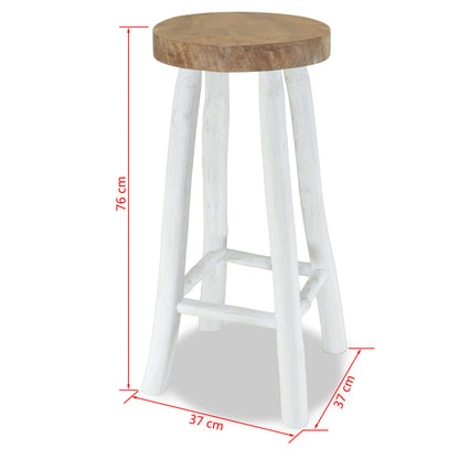 Bar Stool Solid Teak Wood - OLBRIT