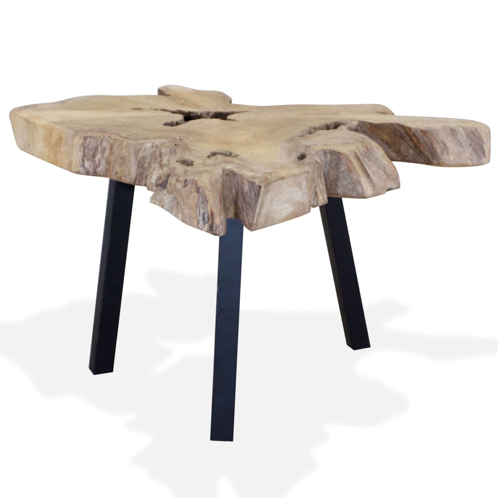 Coffee Table Genuine Teak 80x70x38 cm - OLBRIT