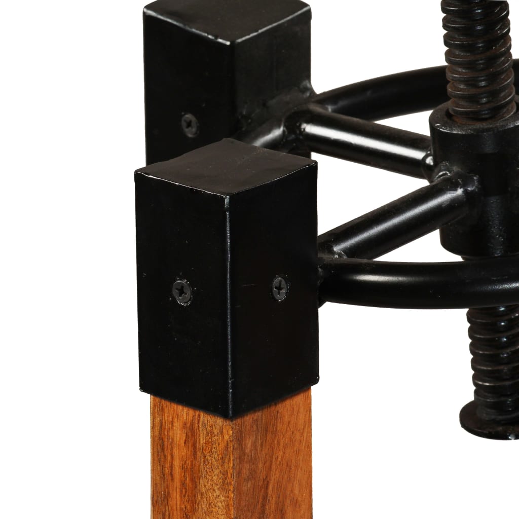 Bar Stools 2 pcs Solid Mango Wood - OLBRIT