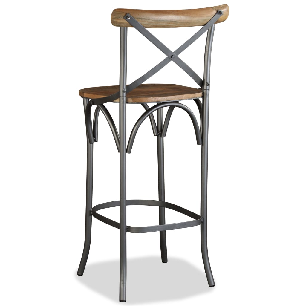 Bar Stool Solid Mango Wood - OLBRIT