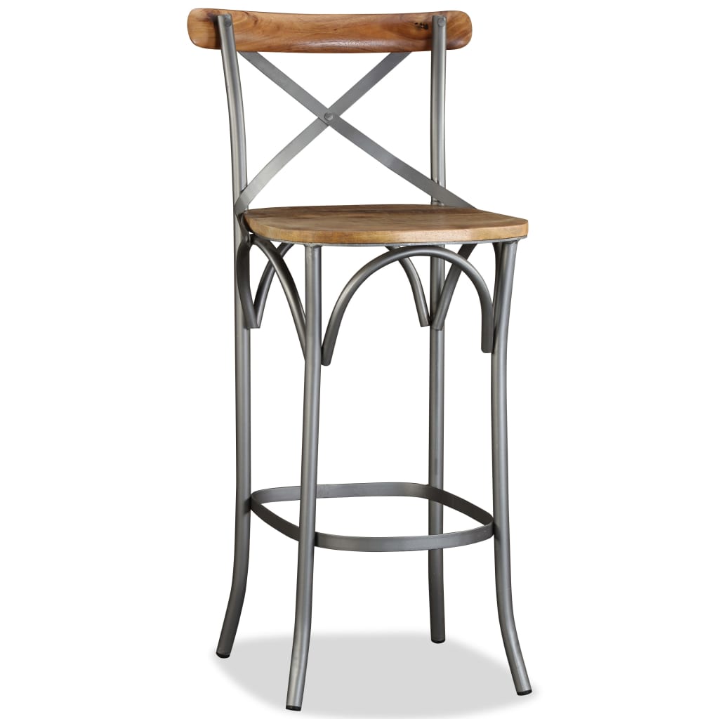 Bar Stool Solid Mango Wood - OLBRIT