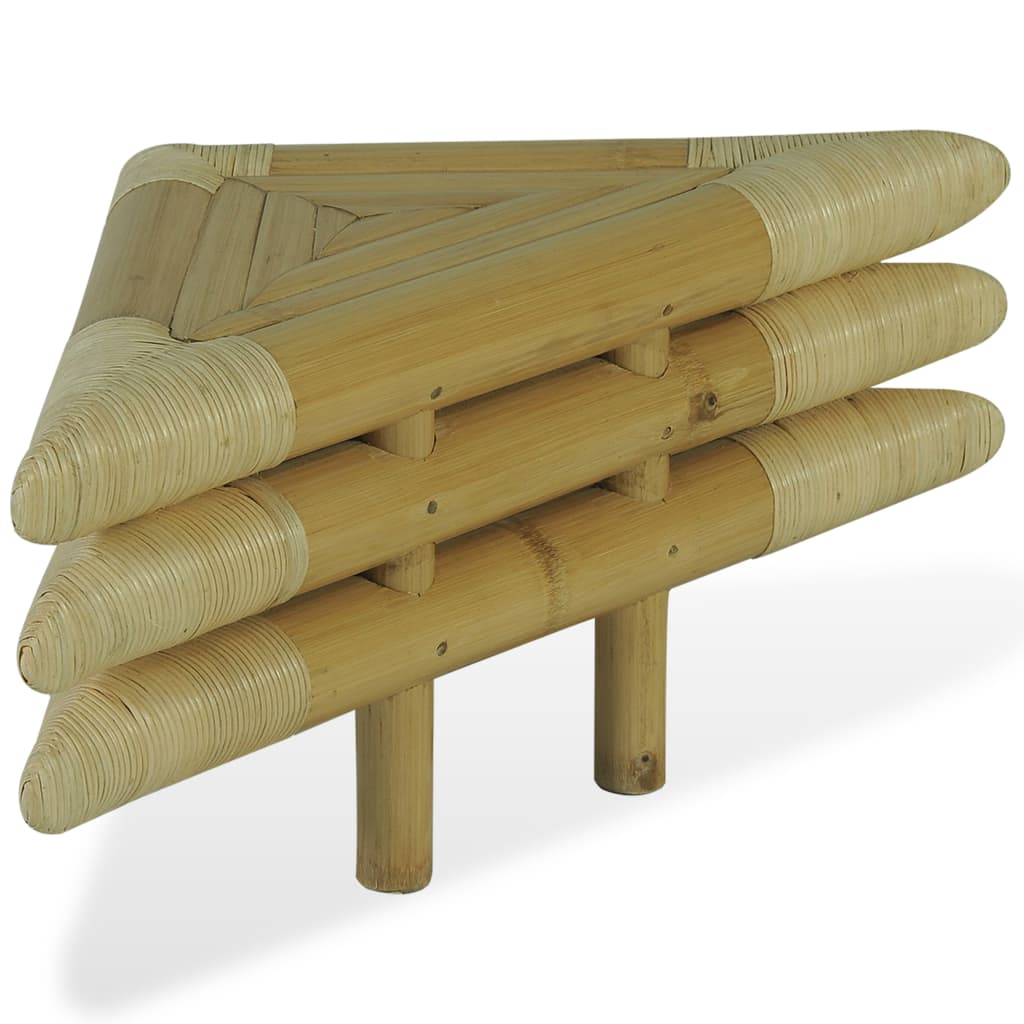 Bedside Tables 2 pcs 60x60x40 cm Bamboo Natural - OLBRIT