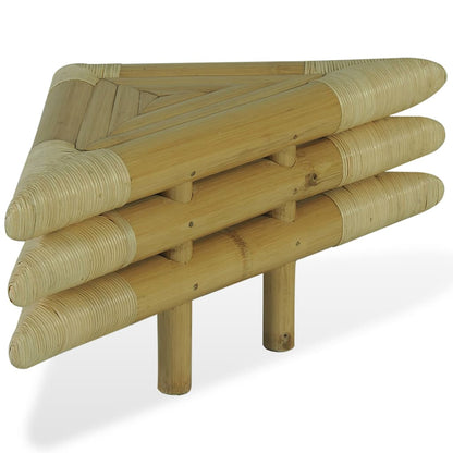 Bedside Tables 2 pcs 60x60x40 cm Bamboo Natural - OLBRIT