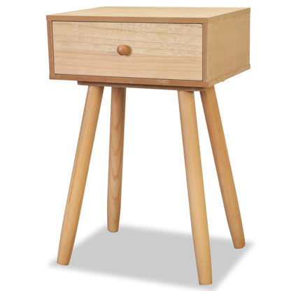 Bedside Tables 2 pcs Solid Pinewood 40x30x61 cm Brown - OLBRIT