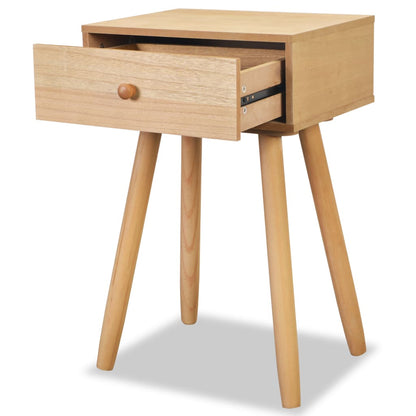 Bedside Tables 2 pcs Solid Pinewood 40x30x61 cm Brown - OLBRIT