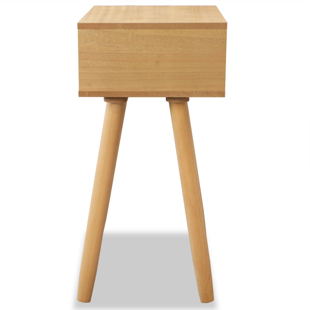 Bedside Tables 2 pcs Solid Pinewood 40x30x61 cm Brown - OLBRIT