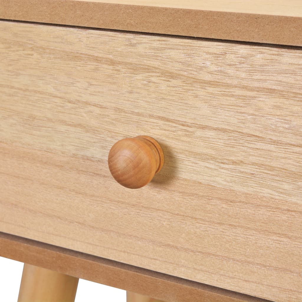 Bedside Tables 2 pcs Solid Pinewood 40x30x61 cm Brown - OLBRIT