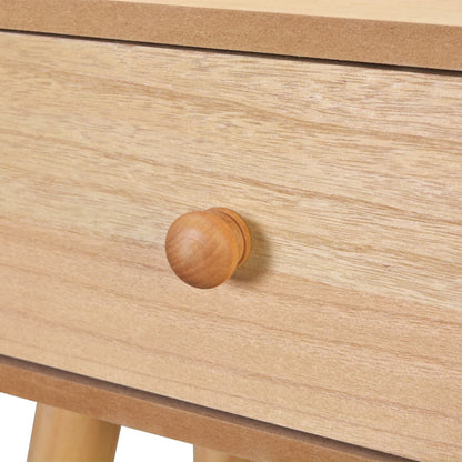 Bedside Tables 2 pcs Solid Pinewood 40x30x61 cm Brown - OLBRIT