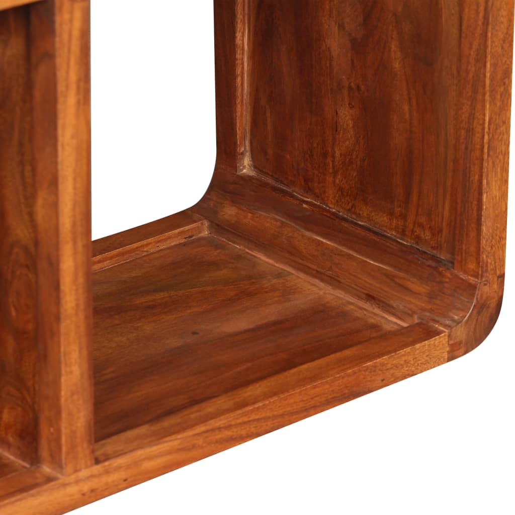 TV Cabinet Solid Wood with Honey Finish 120x30x40 cm - OLBRIT