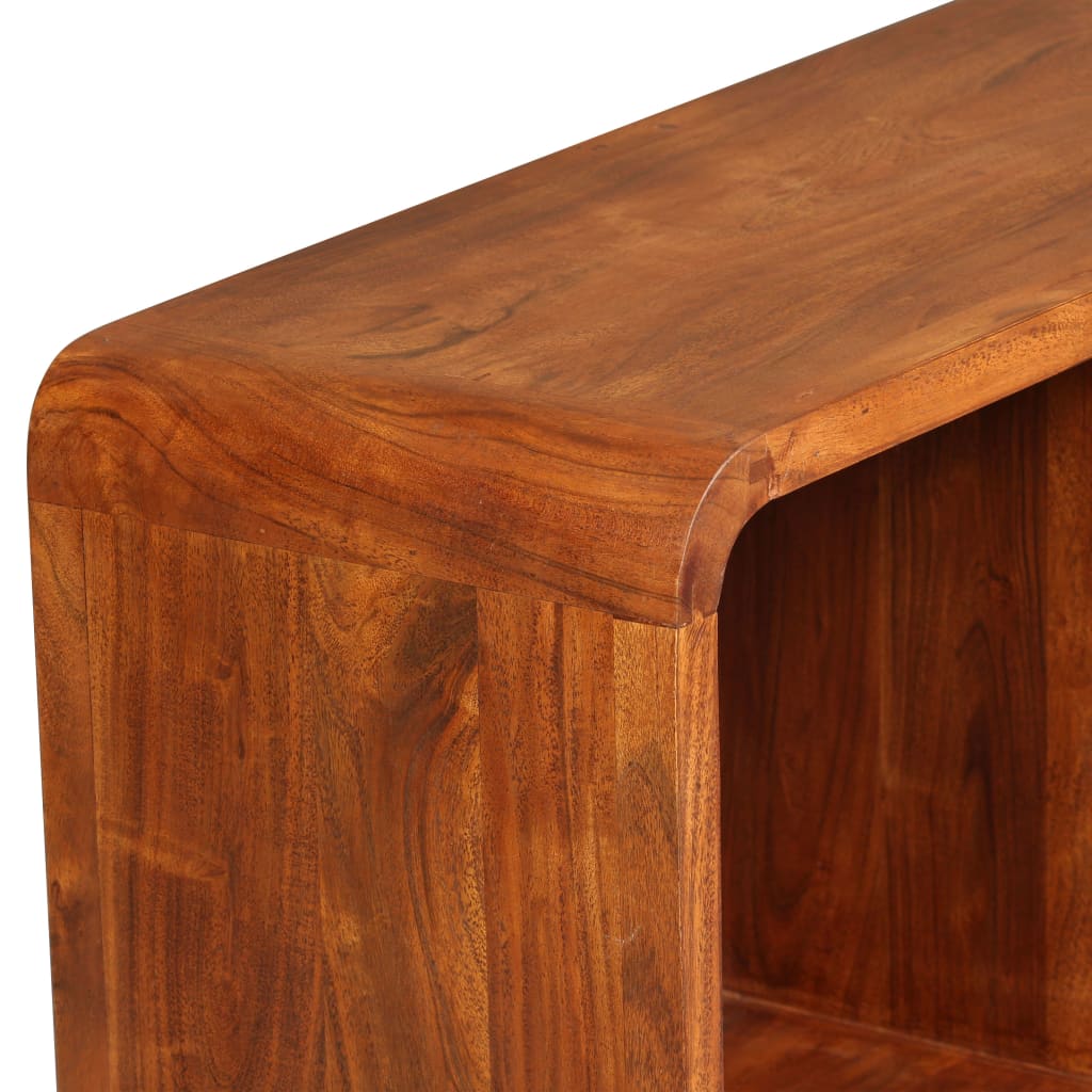 TV Cabinet Solid Wood with Honey Finish 120x30x40 cm - OLBRIT