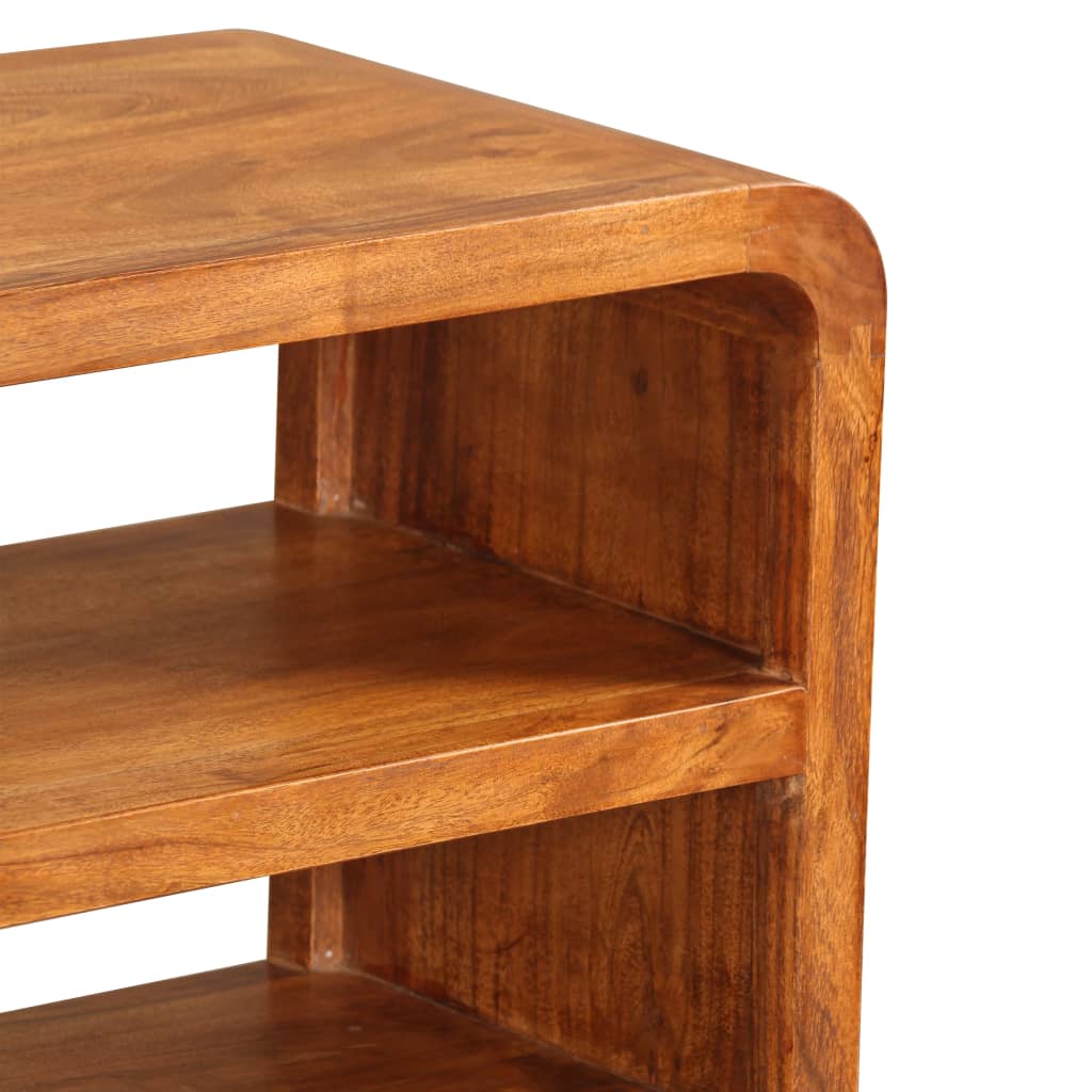 TV Cabinet Solid Wood Acacia 90x30x55 cm - OLBRIT