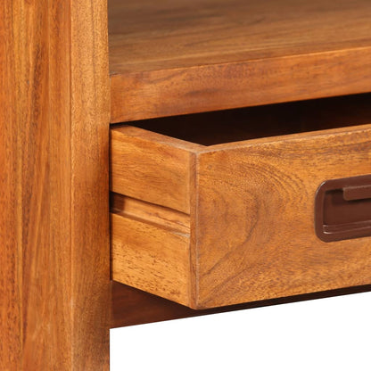 TV Cabinet Solid Wood Acacia 90x30x55 cm - OLBRIT